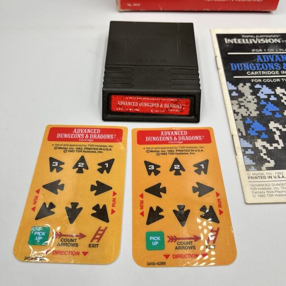 Advanced Dungeons & Dragons: Treasure of Tarmin (Intellivision, 1983) Complete - Picture 4 of 12